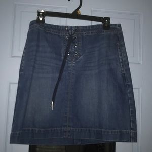 jean skirt